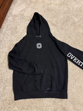 Black Overtime hoodie